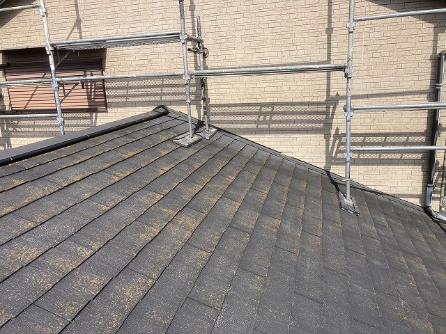 屋根の高圧洗浄 画像